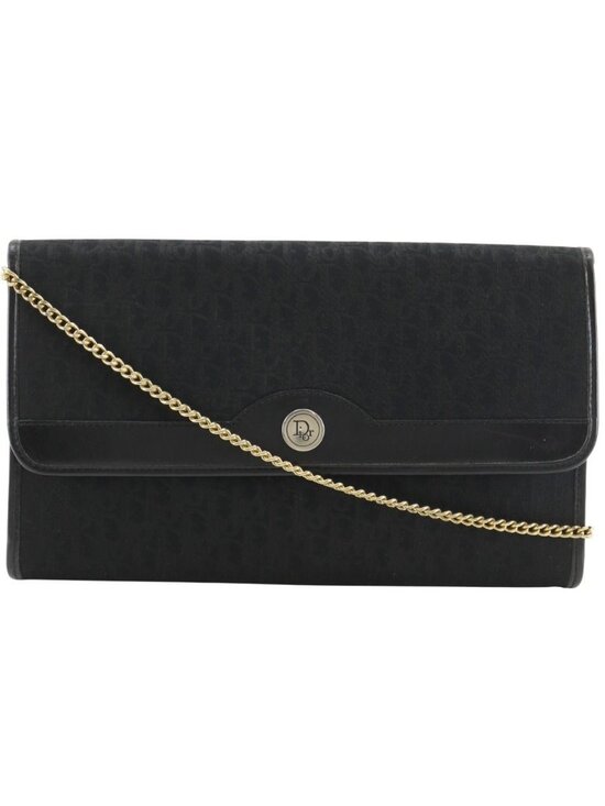 Christian Dior Handbags - Dior Chain Shoulder Vintage Canvas Black Bag